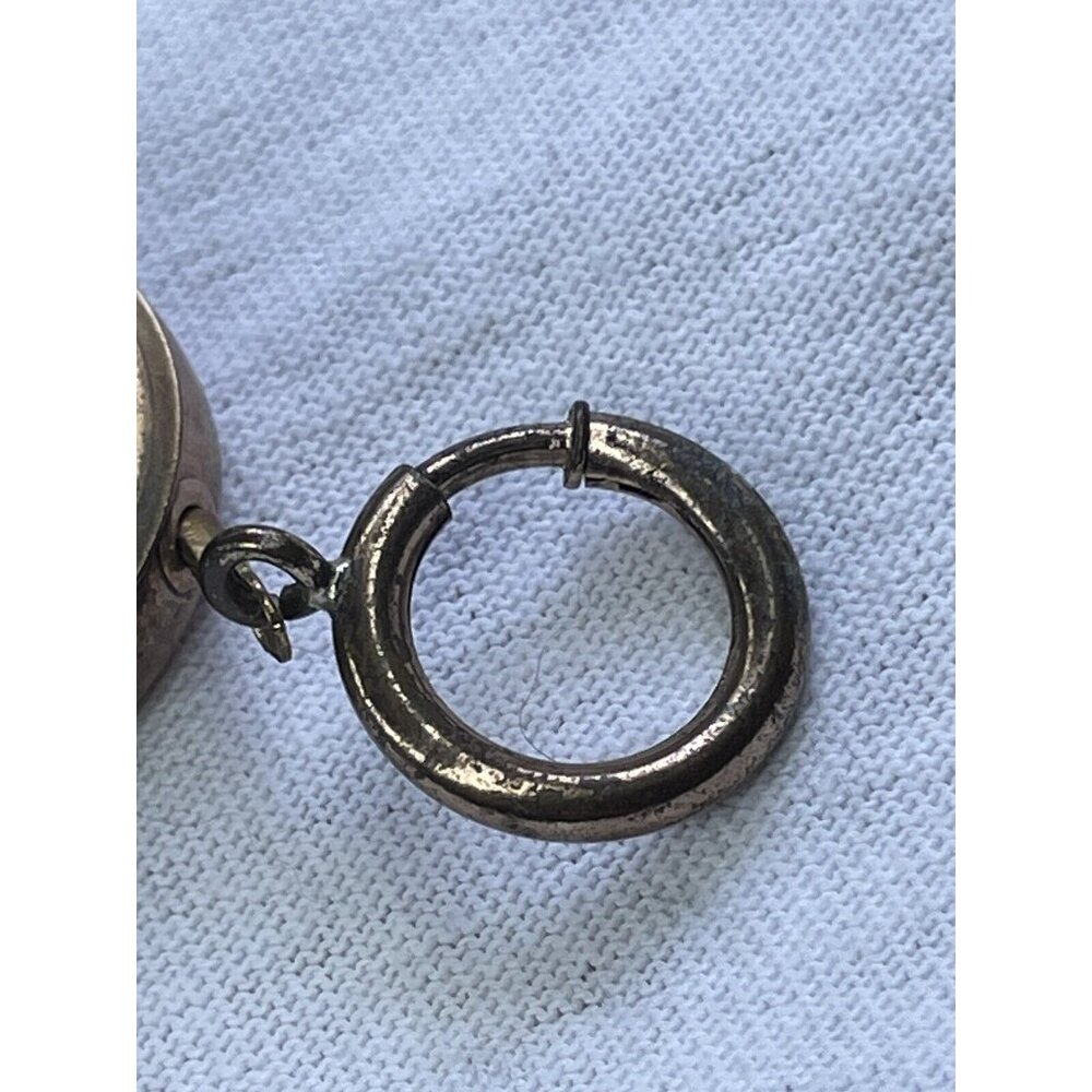 Antique Turned Engine Design Retractable Chain Cl… - image 8